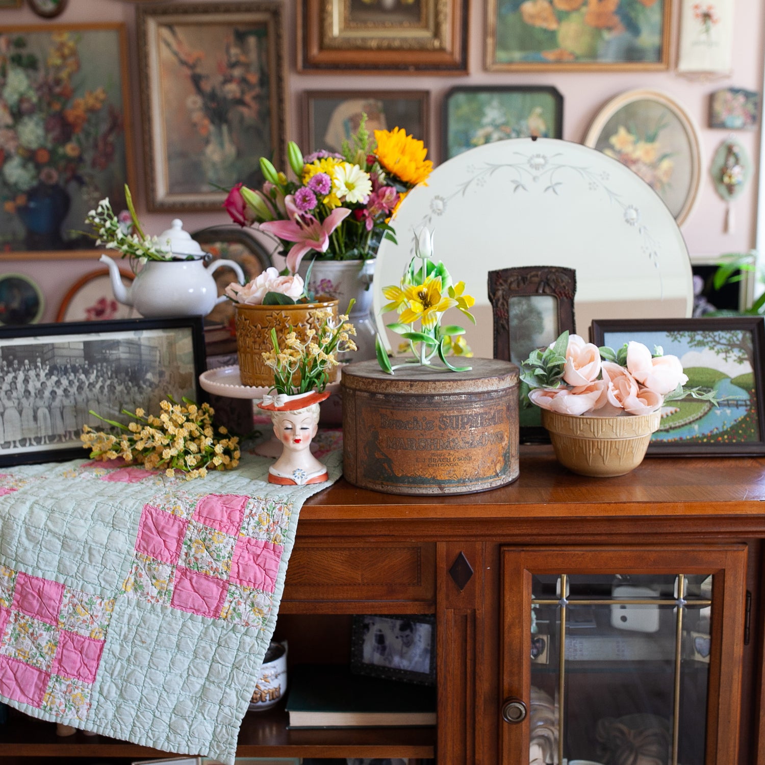 Spring Blooms and Vintage Easter