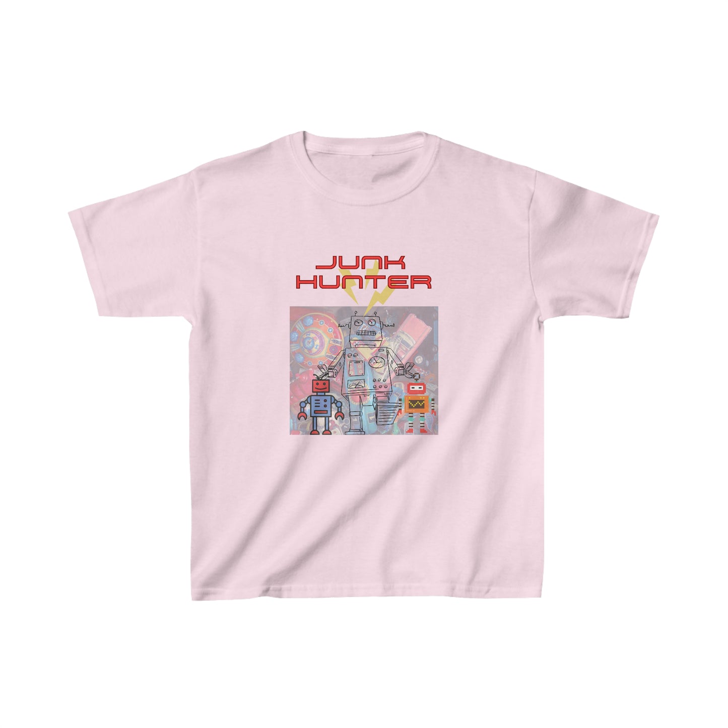 Vintage Kids Shirt - Junk Hunter- Vintage Robot- Robot Kids Shirt- Kids Heavy Cotton™ Tee