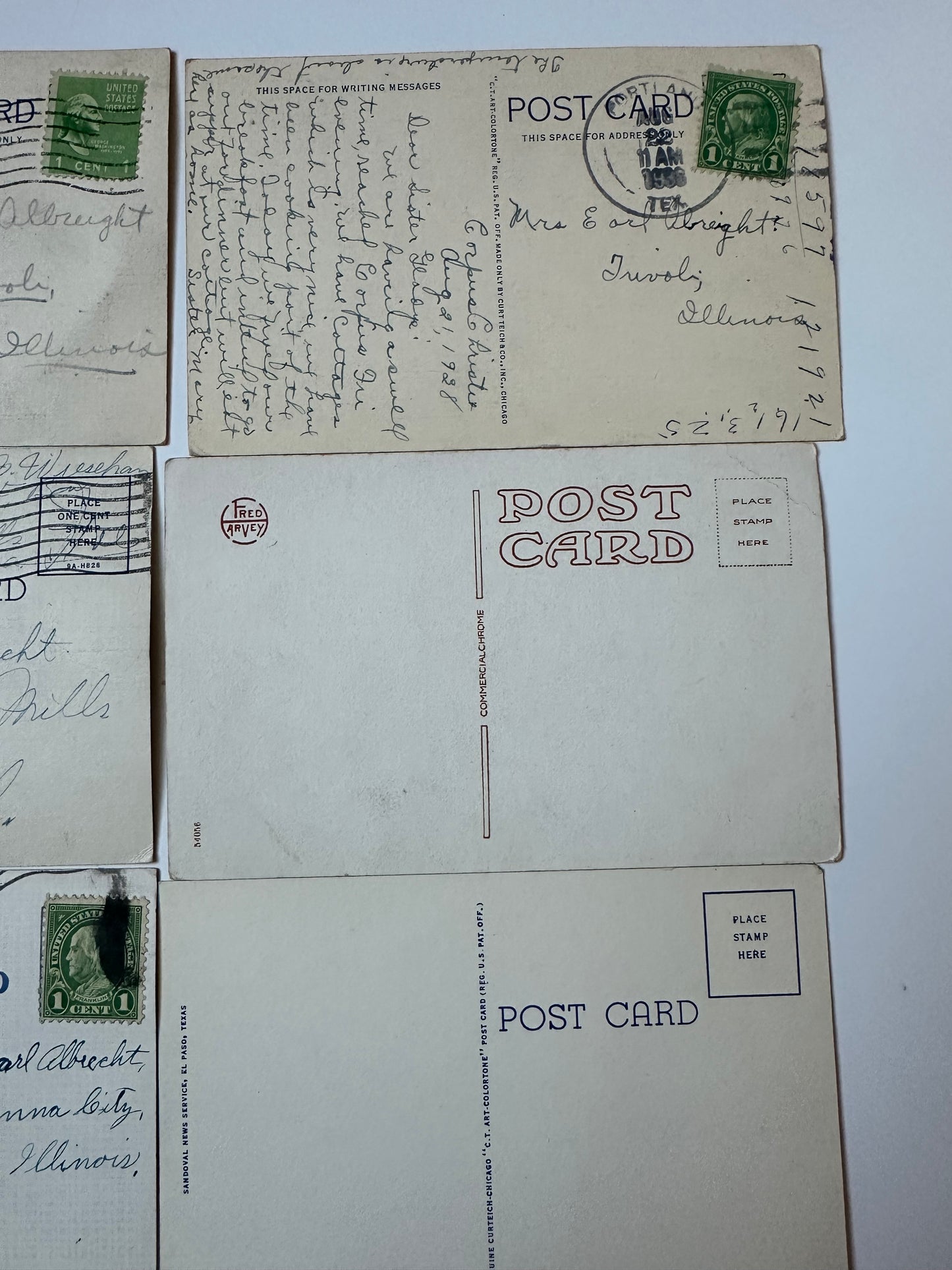 Vintage Texas postcards