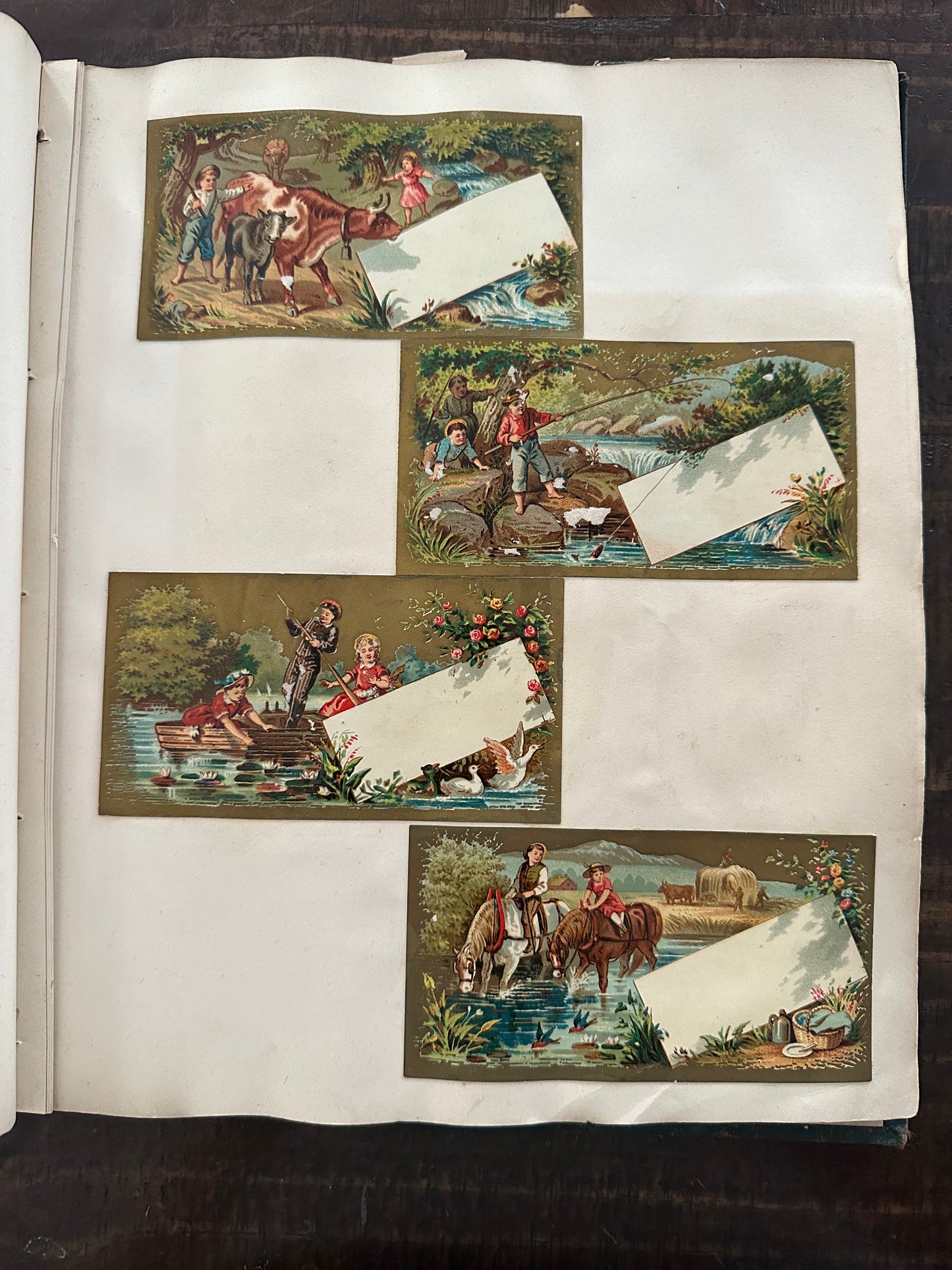 Antique Scrapbook - Antique Scrap Album