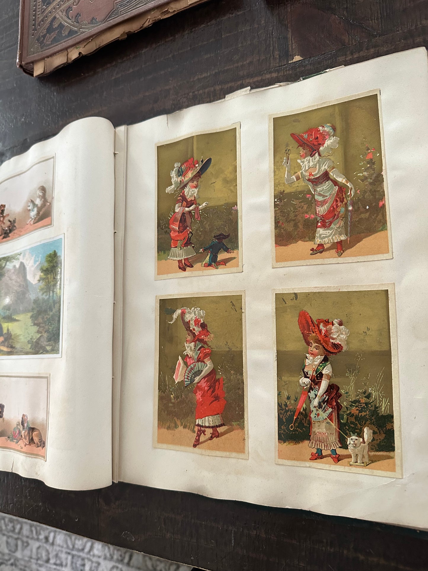 Antique Scrapbook - Antique Scrap Album