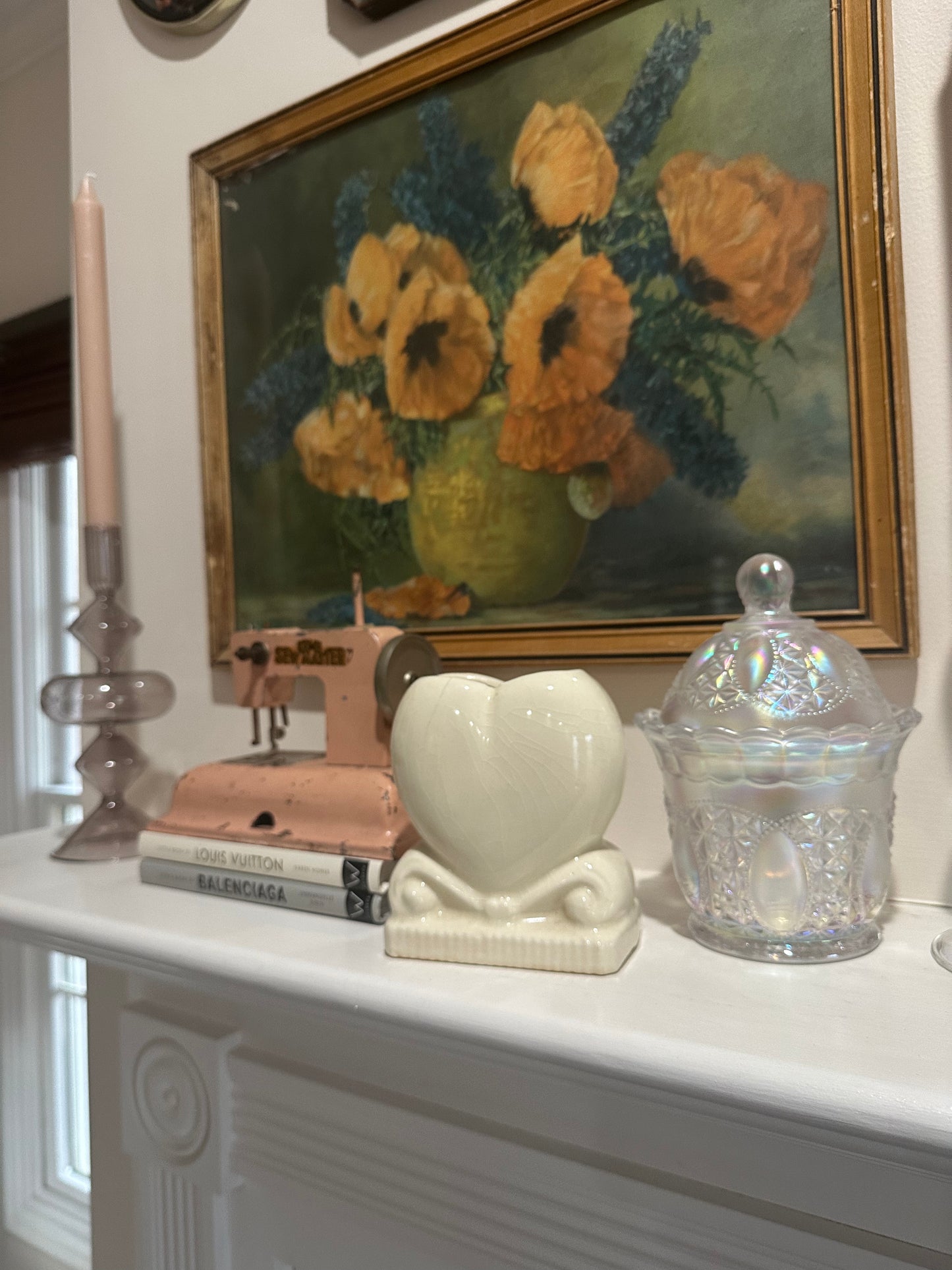 Heart vase- pottery vase