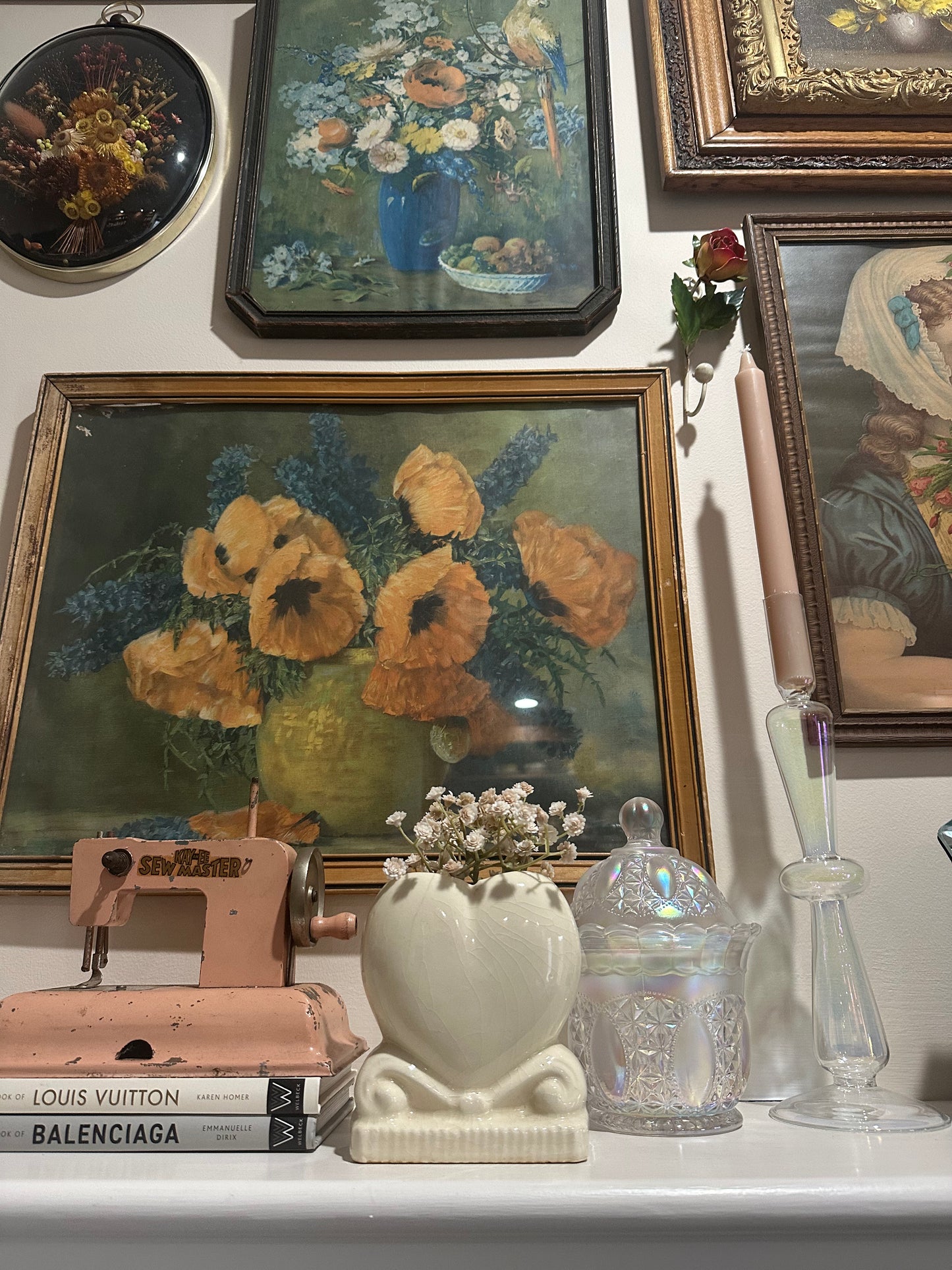 Heart vase- pottery vase