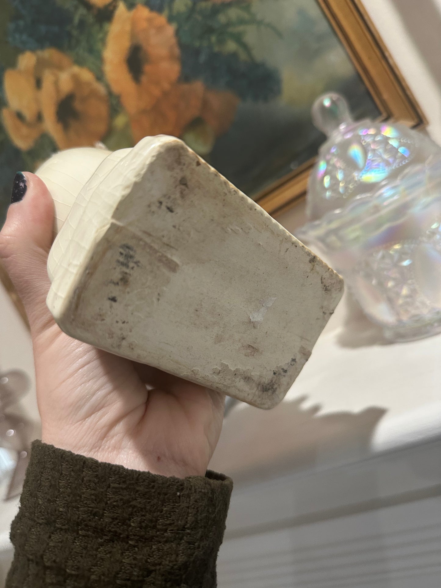 Heart vase- pottery vase