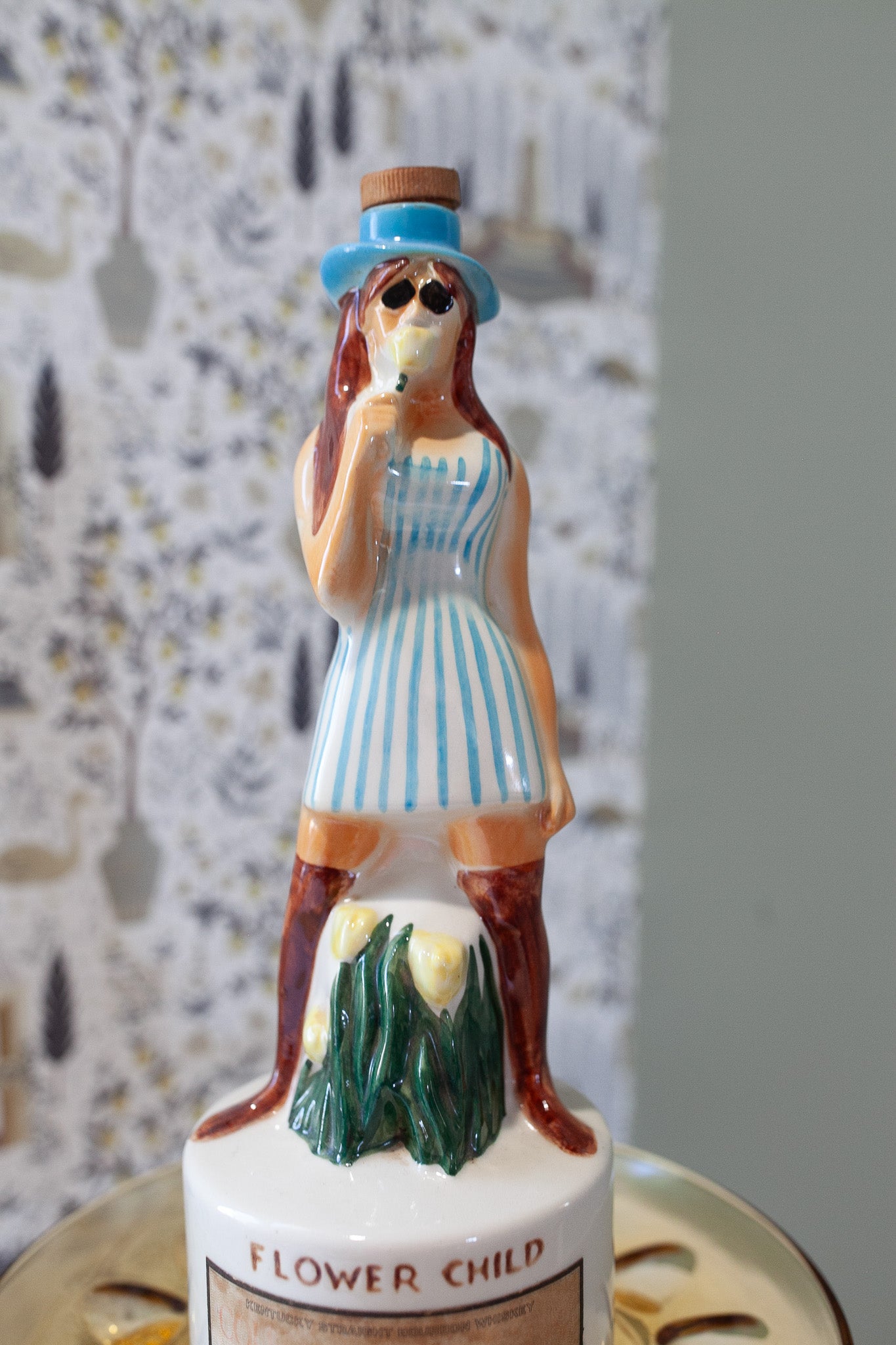 Flower Child Decanter- Vintage Decanter