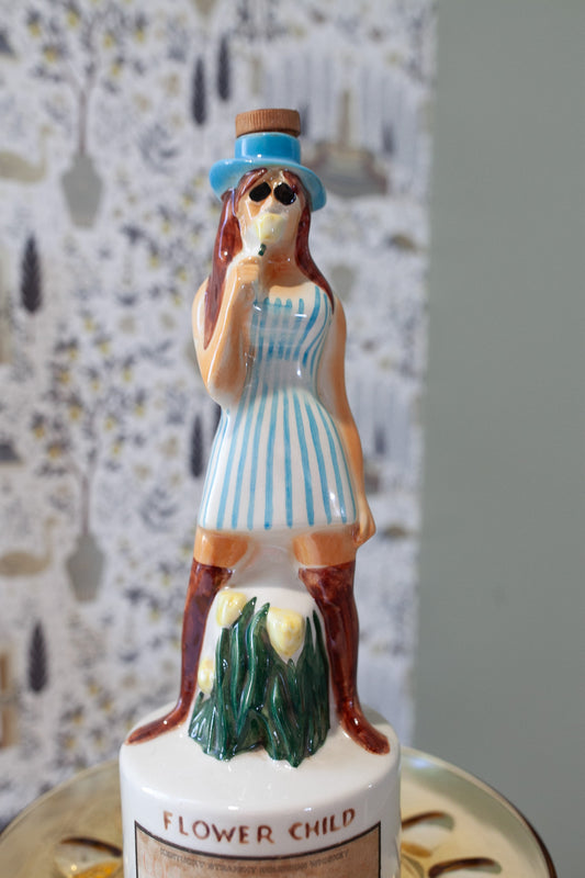 Flower Child Decanter- Vintage Decanter
