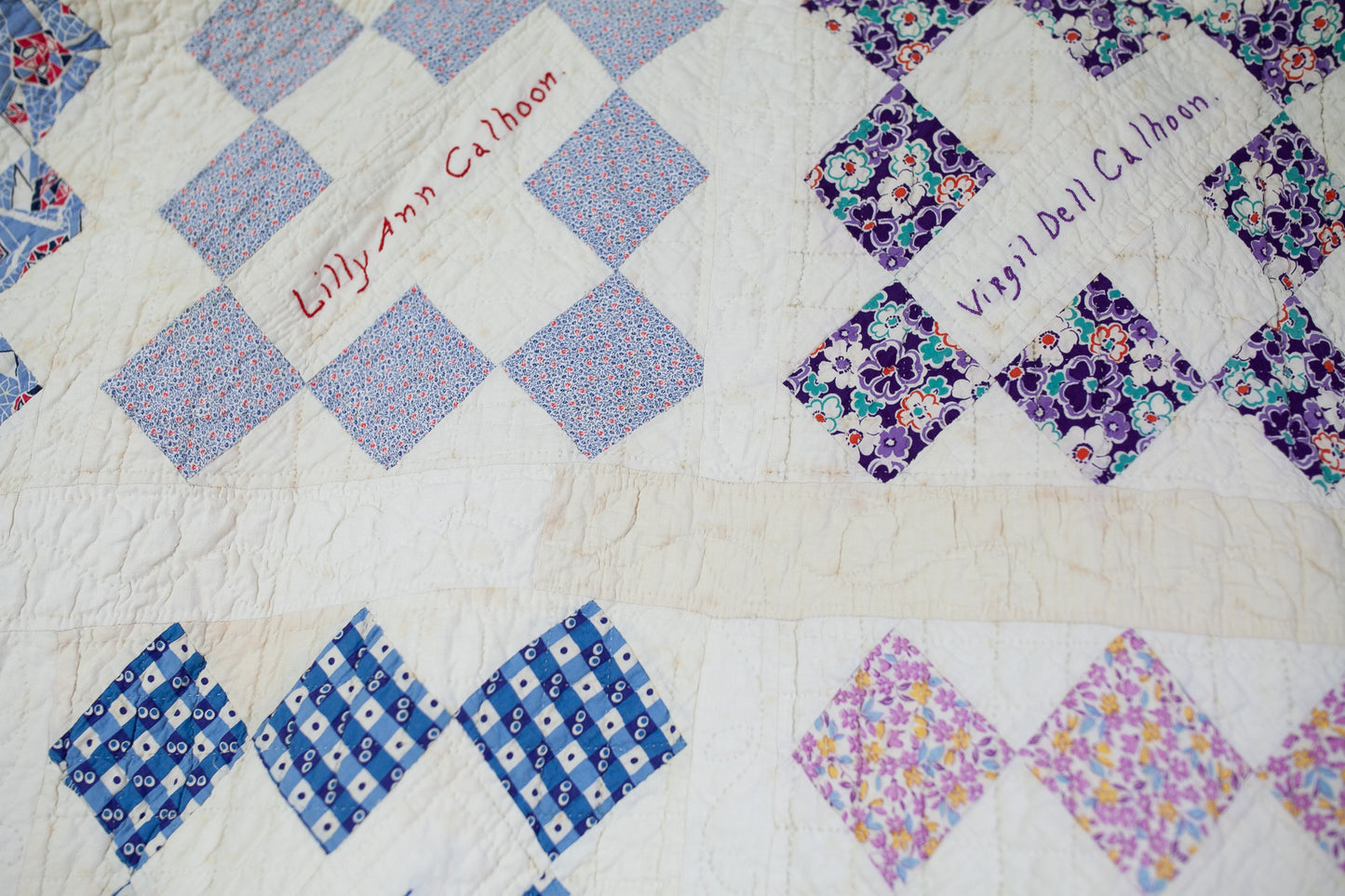 Vintage Quilt- Autograph Quilt- 1937