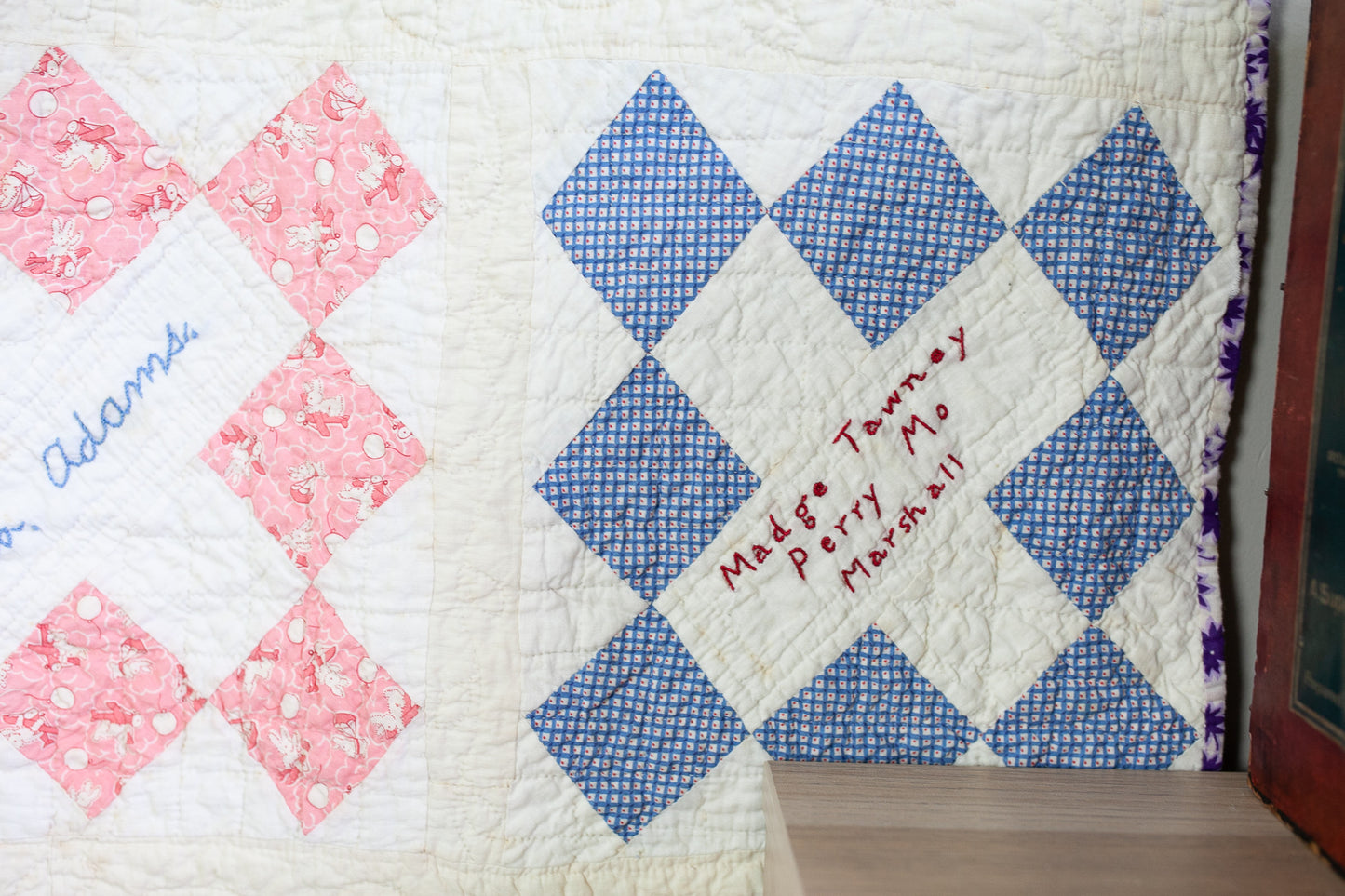 Vintage Quilt- Autograph Quilt- 1937