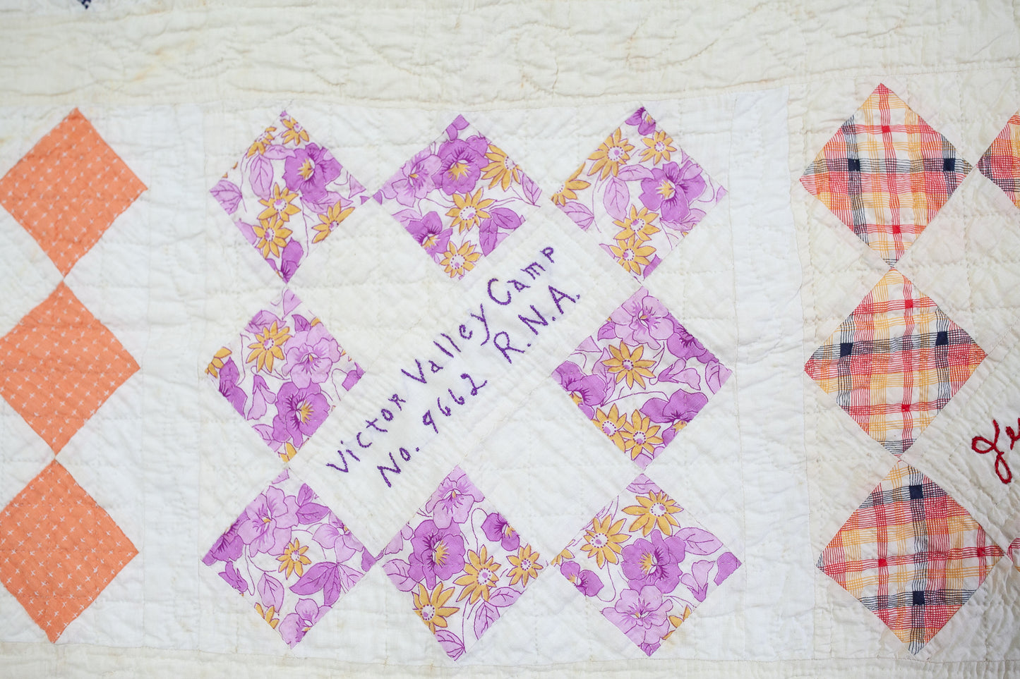 Vintage Quilt- Autograph Quilt- 1937