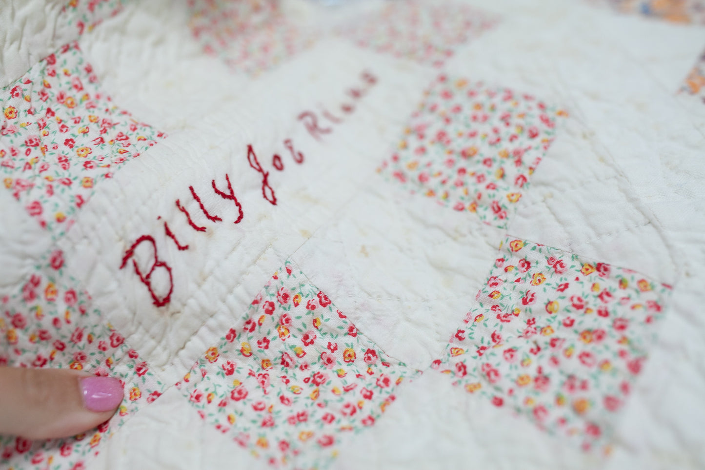 Vintage Quilt- Autograph Quilt- 1937