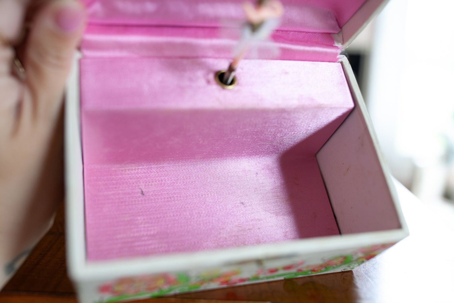 Music Box- Posable Made in Japan Doll - Ballerina inside Music Box- Jewelry Box