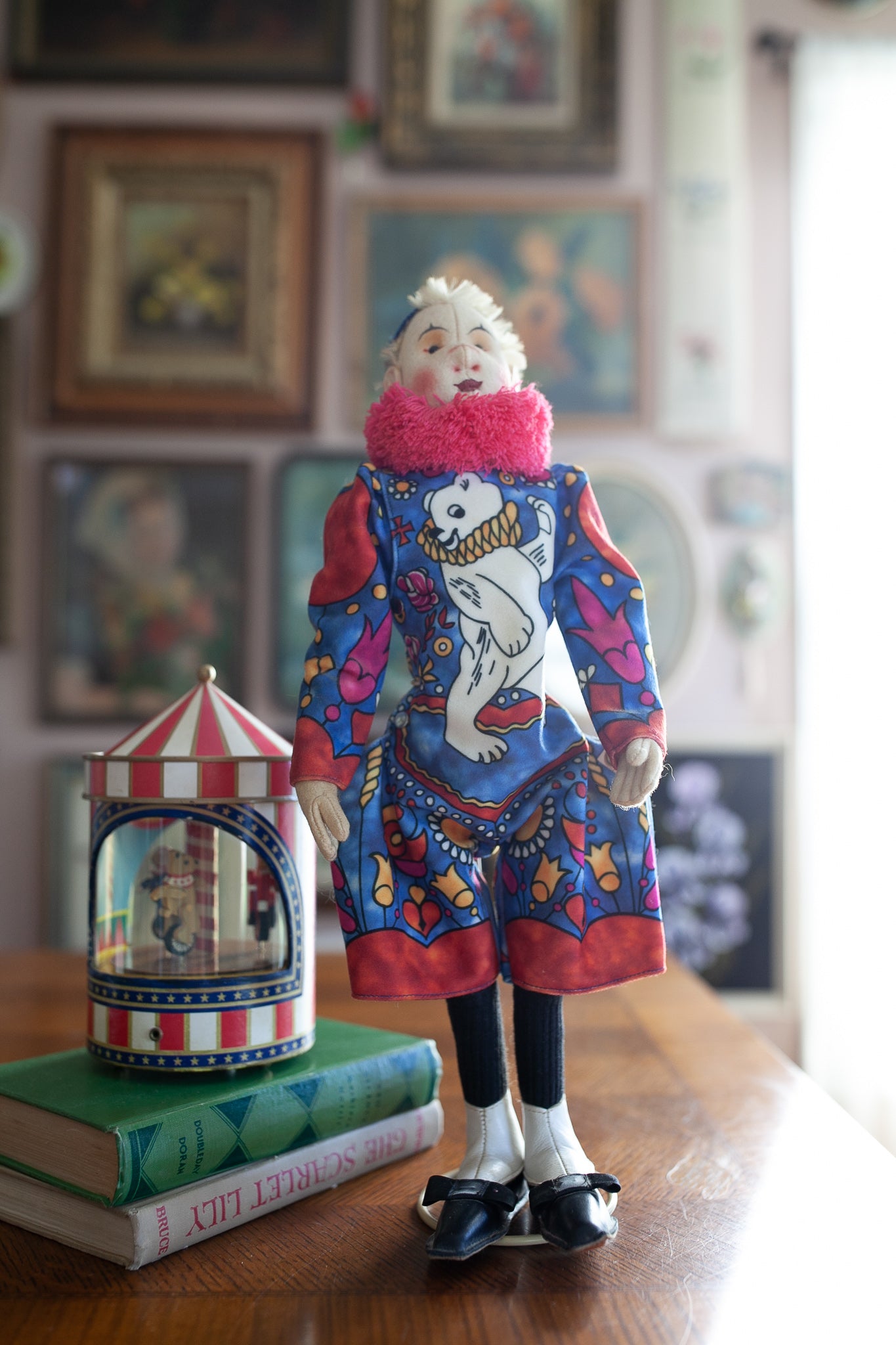 Steiff- Clown-Vintage Steiff, 1988-89 Coloro Circus Clown,1911 replica,limited edition,Filzpuppe-