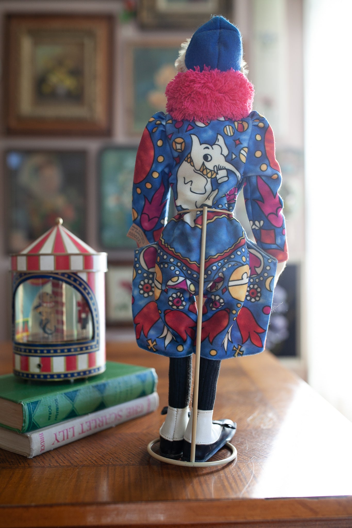 Steiff- Clown-Vintage Steiff, 1988-89 Coloro Circus Clown,1911 replica,limited edition,Filzpuppe-