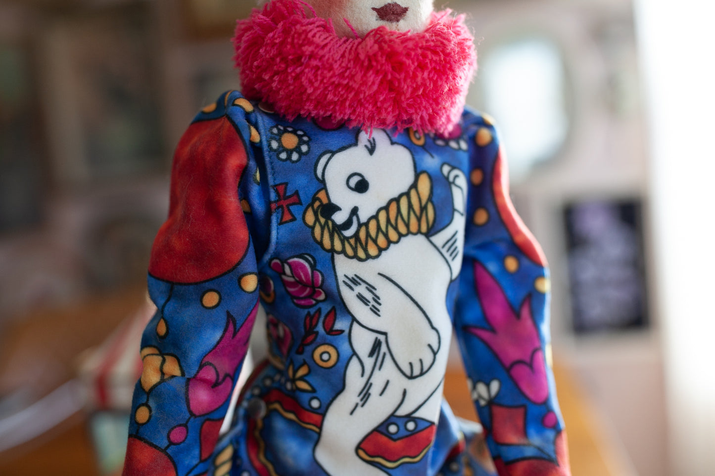 Steiff- Clown-Vintage Steiff, 1988-89 Coloro Circus Clown,1911 replica,limited edition,Filzpuppe-