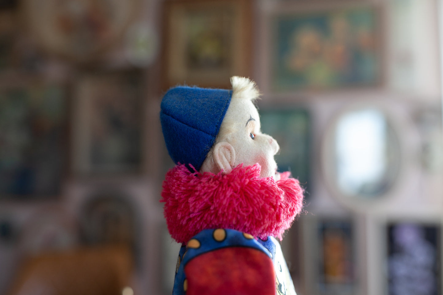 Steiff- Clown-Vintage Steiff, 1988-89 Coloro Circus Clown,1911 replica,limited edition,Filzpuppe-