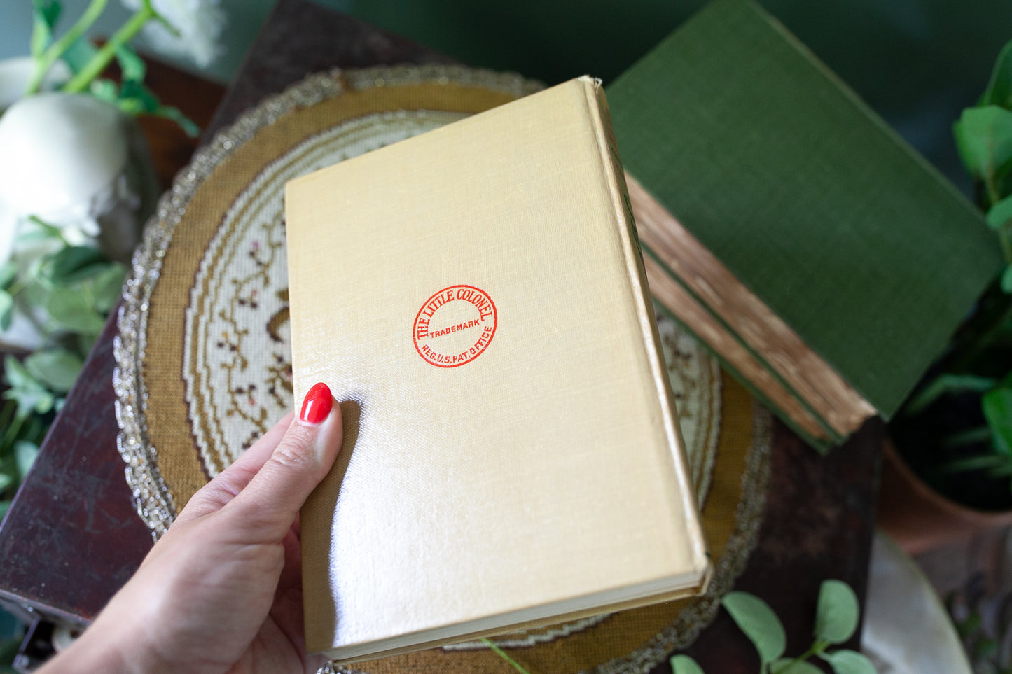 The Little Colonel's Holidays by Annie Fellows Johnston- Antique Book 1910 - Great Cover and Spine