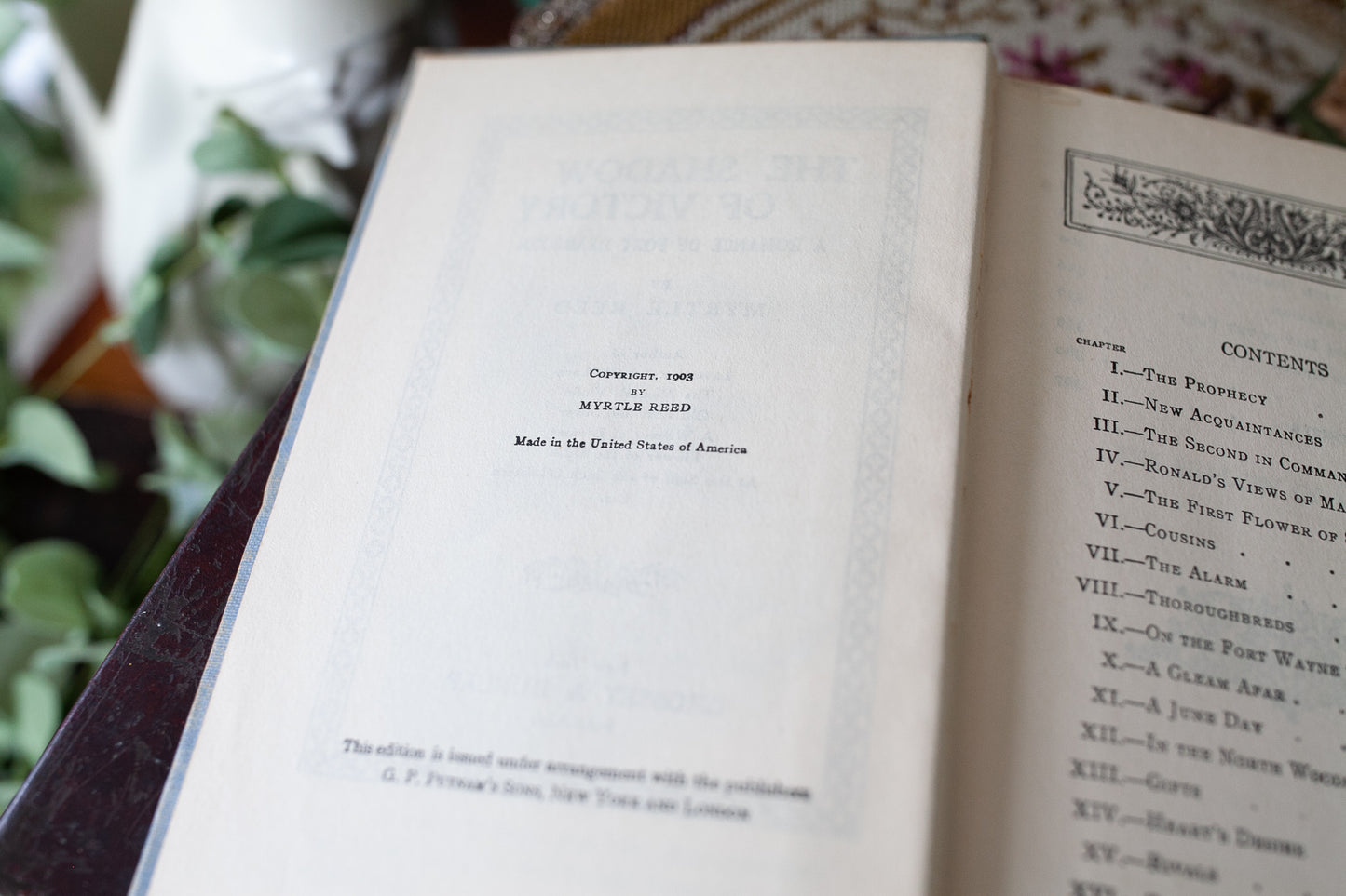Vintage Book - The Shadow of Victory by Myrtle Reed