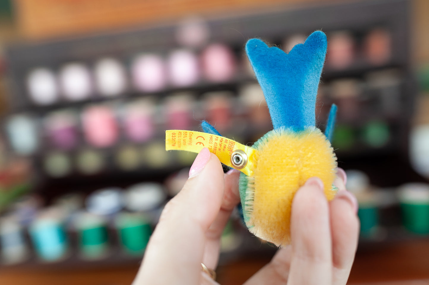 Vintage Steiff- Steiff Bird- Made in Germany -Lora- Miniature Bird