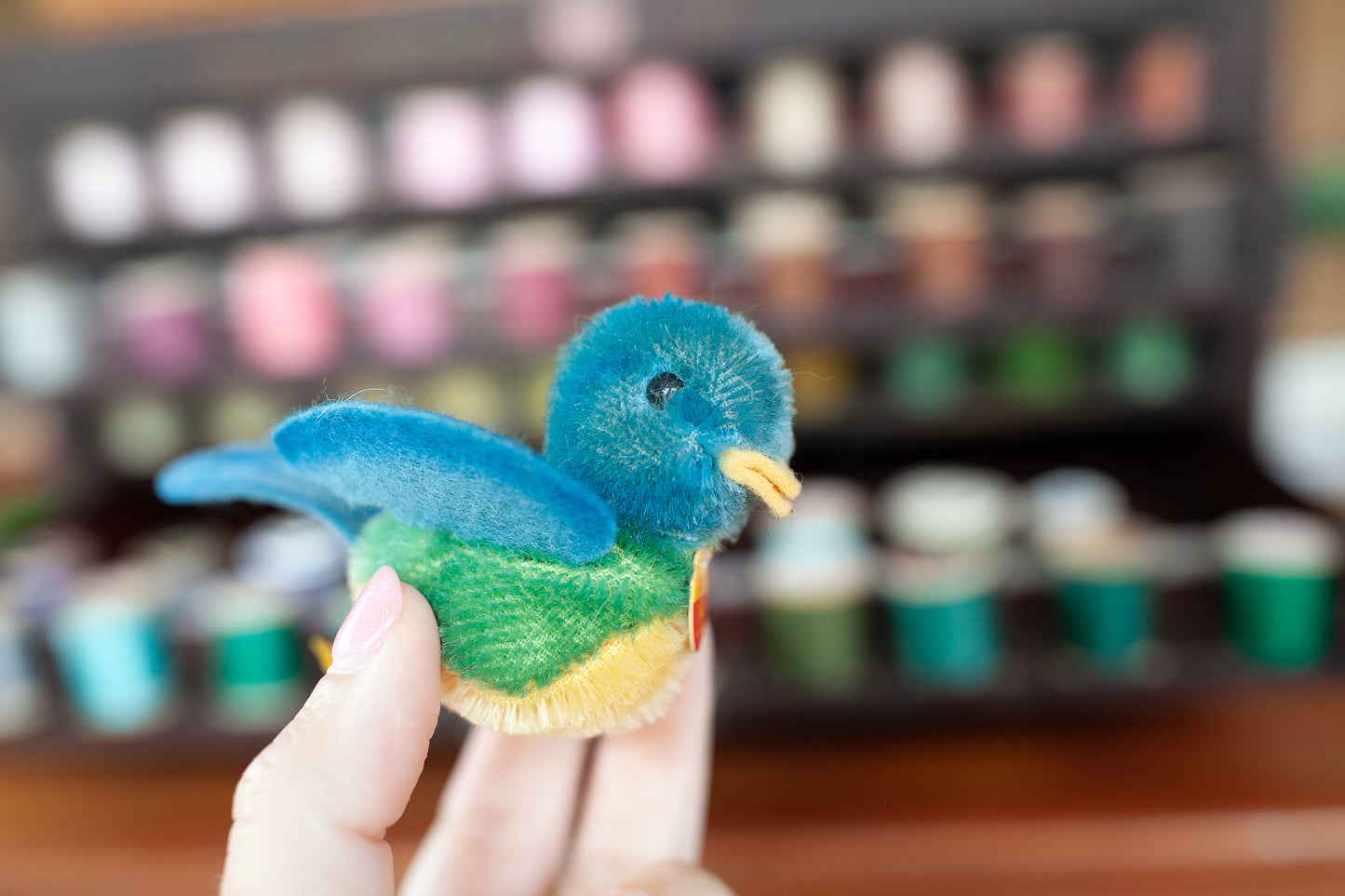 Vintage Steiff- Steiff Bird- Made in Germany -Lora- Miniature Bird