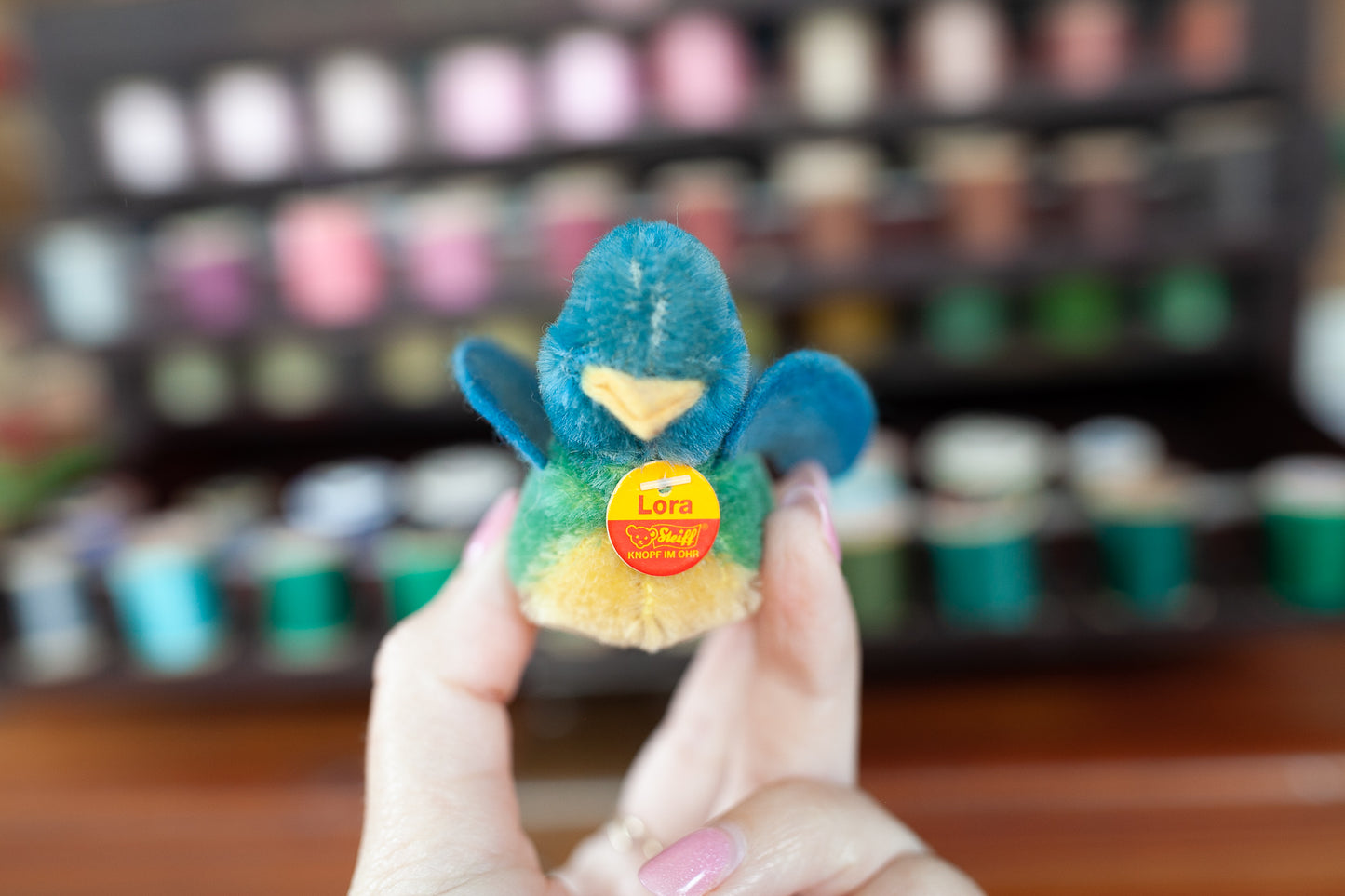 Vintage Steiff- Steiff Bird- Made in Germany -Lora- Miniature Bird