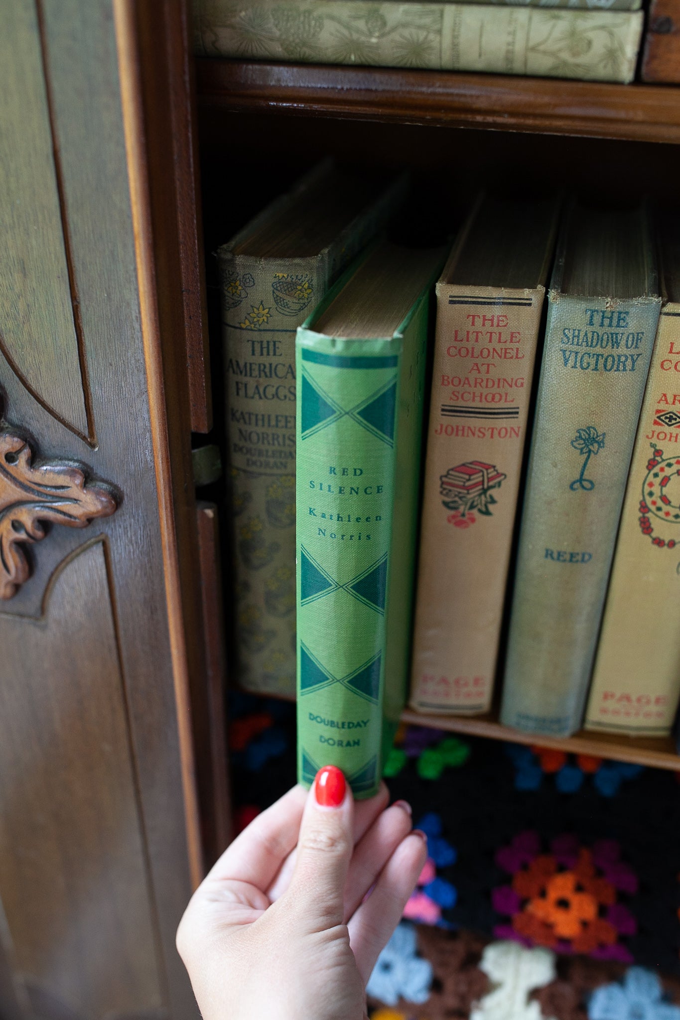 Vintage Book - Red Silence by Kathleen Norris -Green Book