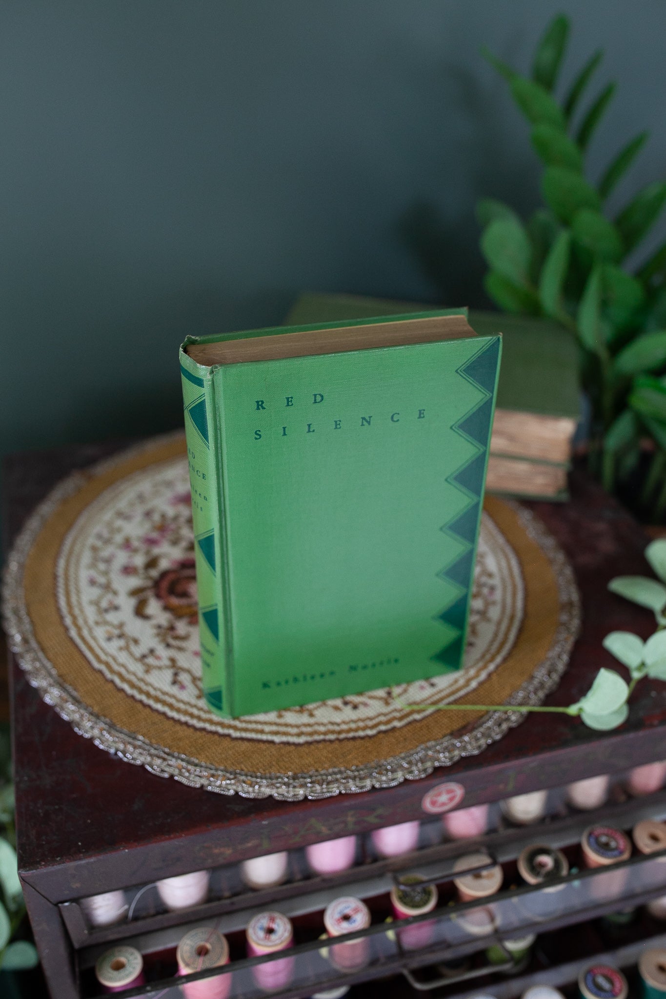 Vintage Book - Red Silence by Kathleen Norris -Green Book