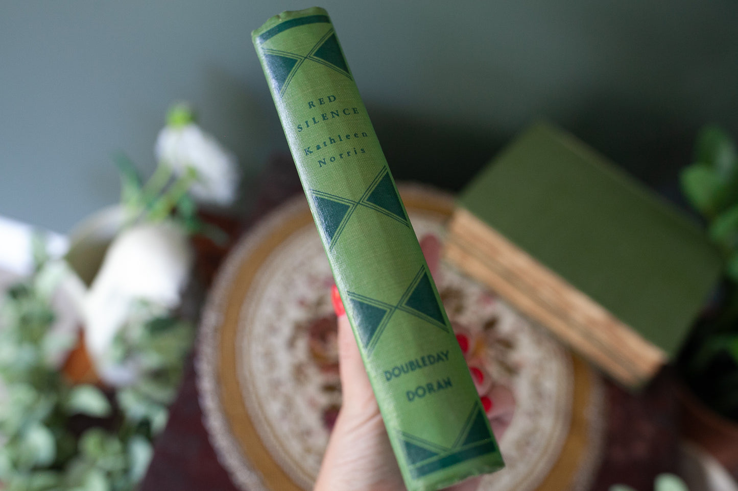Vintage Book - Red Silence by Kathleen Norris -Green Book