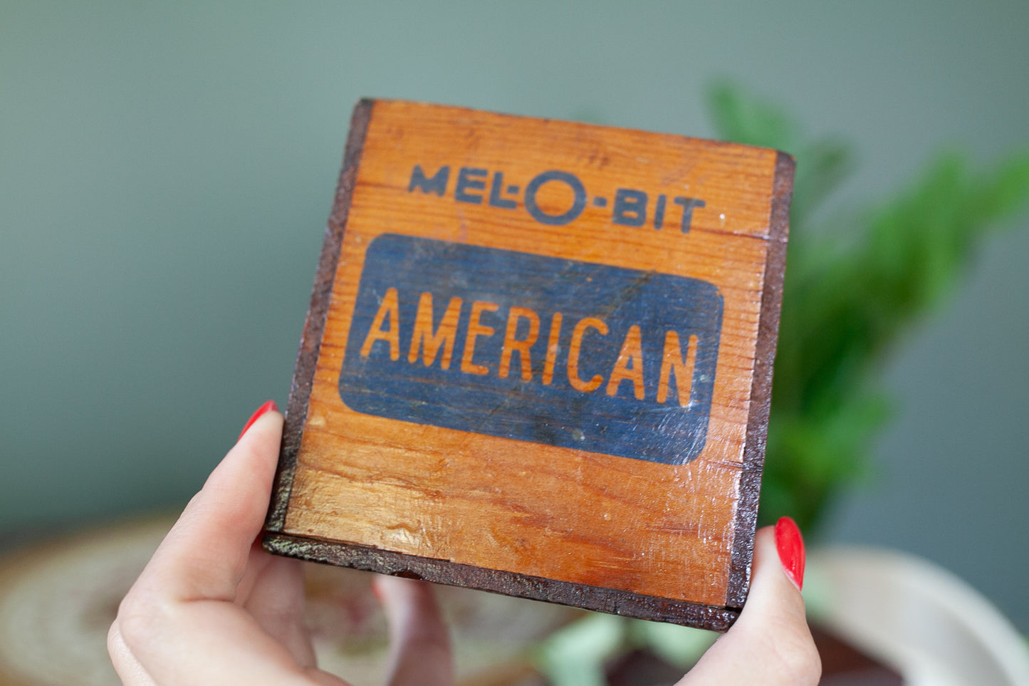 Vintage Cheese Box - Mel-O-Bit American Cheese Box Great Atlantic & Pacific Tea Co New York
