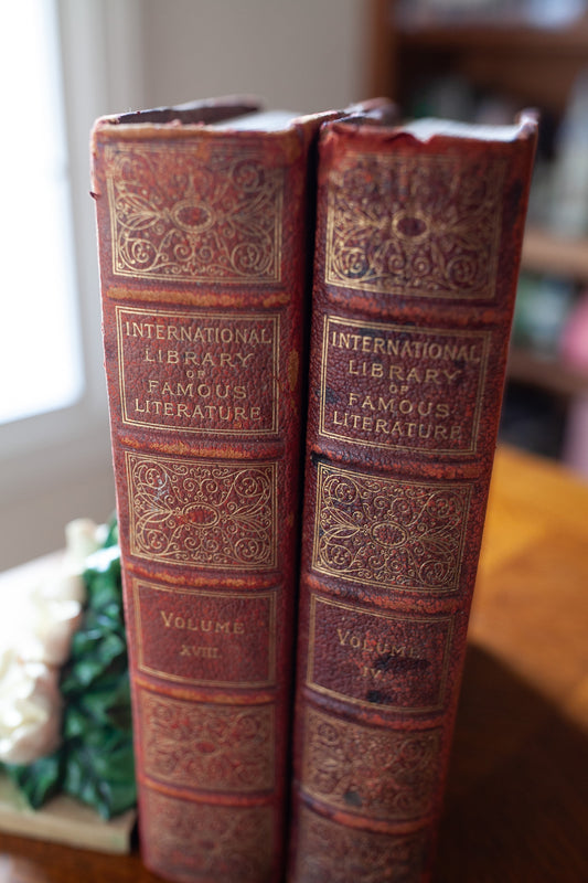 International Library of Famous Literature -Antique Books