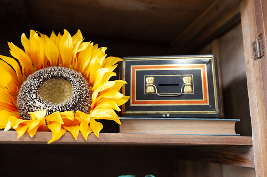 Vintage Cashbox Tin - Cashbox Bank