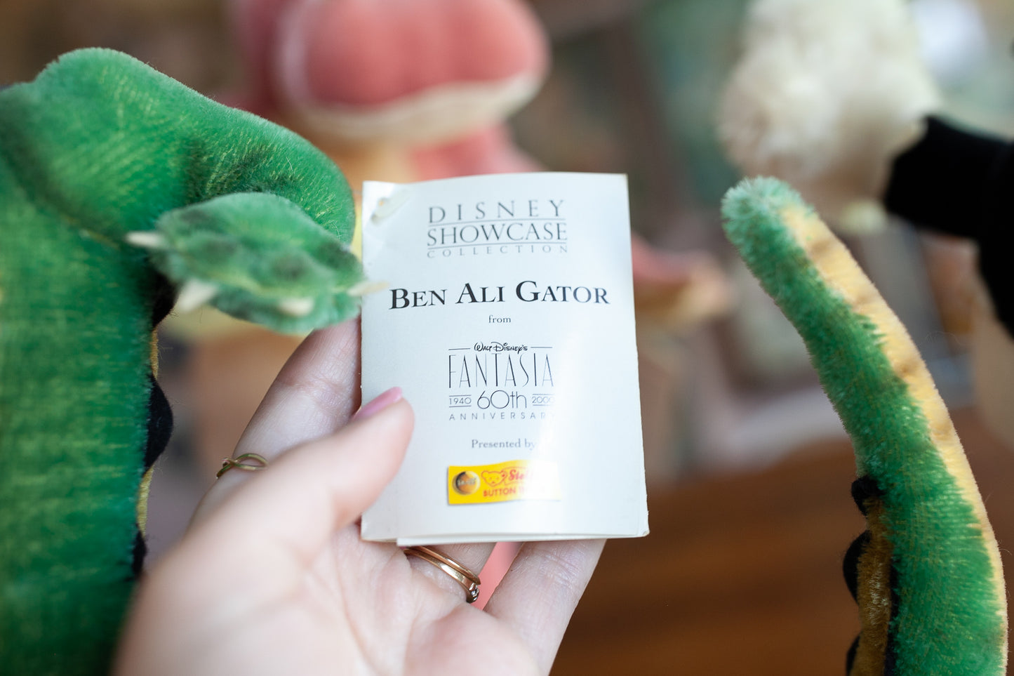 Vintage Steiff- Walt Disney Fantasia 2000 Collection Ben Ali Gator *Ean 651618