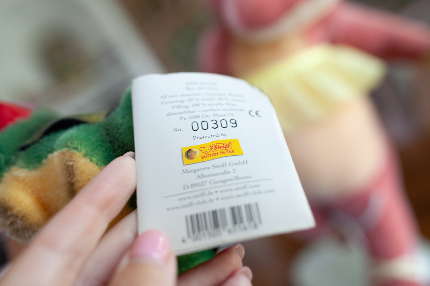 Vintage Steiff- Walt Disney Fantasia 2000 Collection Ben Ali Gator *Ean 651618