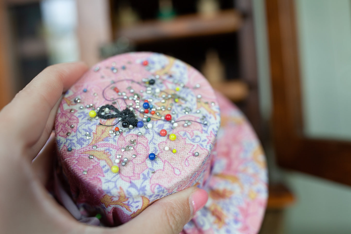 Vintage Hat Pin Cushion