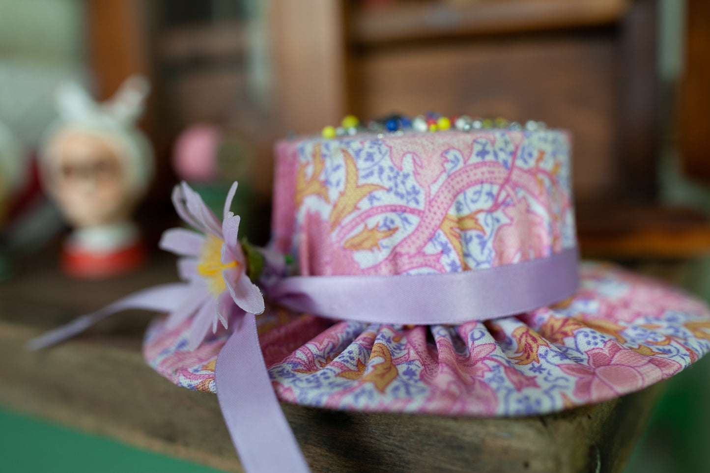 Vintage Hat Pin Cushion