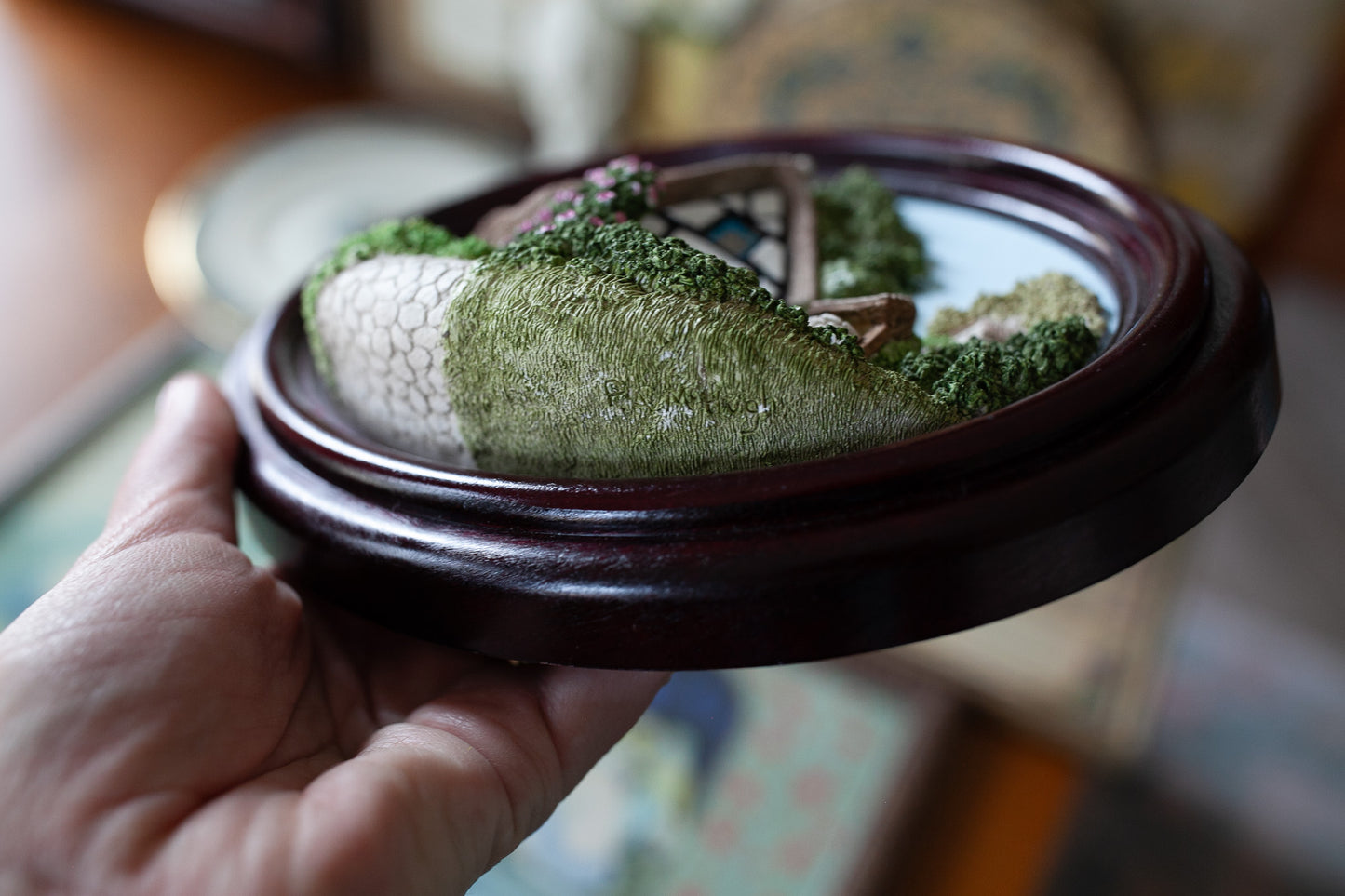 Vintage House Artwork- English Cottage- Worcester- Lakeland Studios