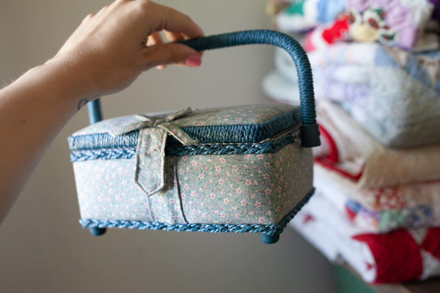 Vintage Sewing Box- Sewing Caddy