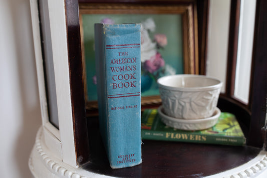 The American Woman's Cook Book, Edited by Ruth Berolzheimer 1949, Vintage Blue Hardcover Culinary Arts Institute Cookbook