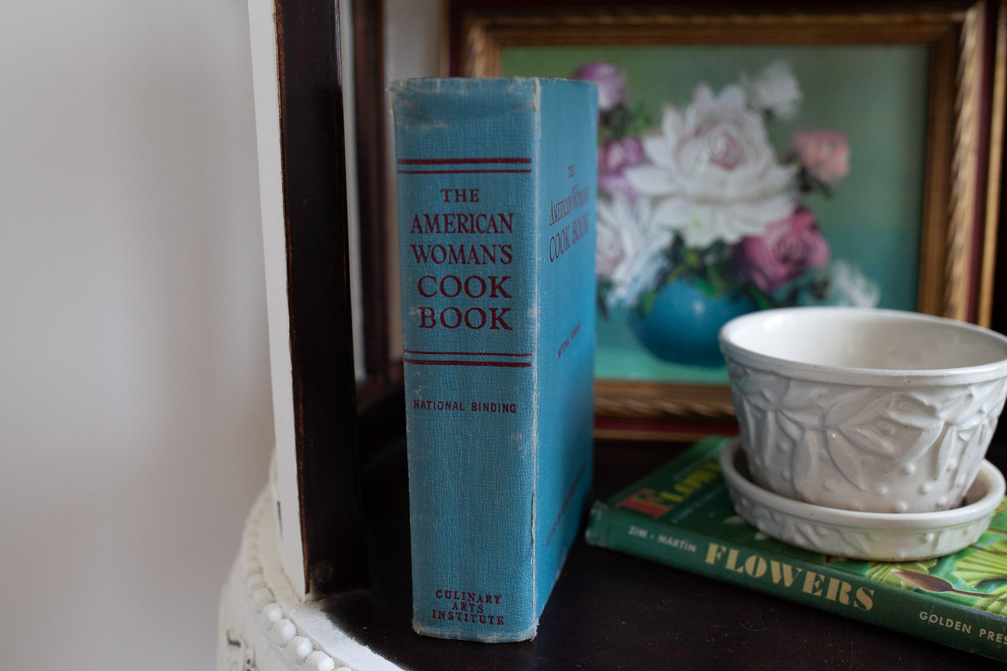 The American Woman's Cook Book, Edited by Ruth Berolzheimer 1949, Vintage Blue Hardcover Culinary Arts Institute Cookbook