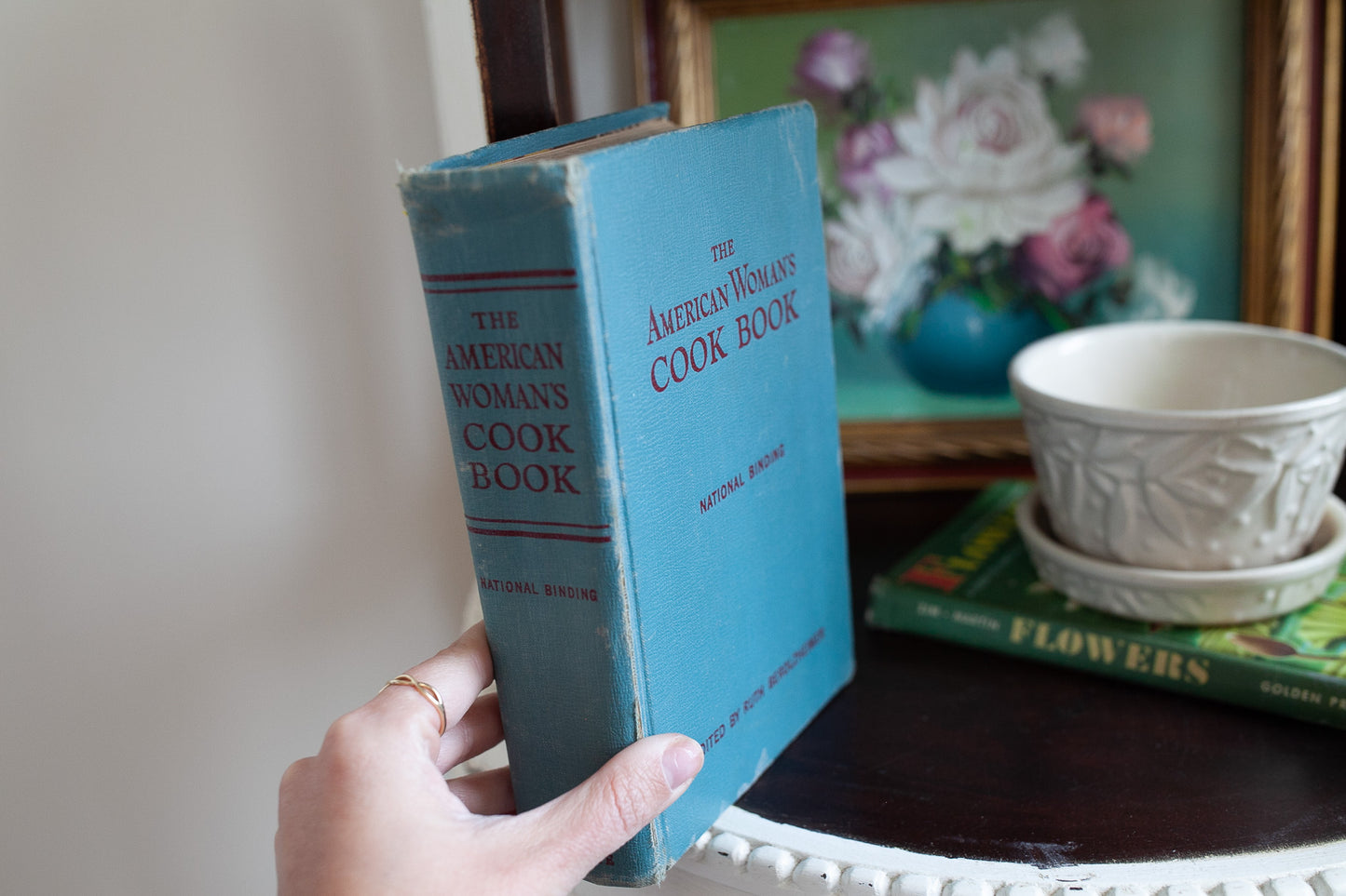 The American Woman's Cook Book, Edited by Ruth Berolzheimer 1949, Vintage Blue Hardcover Culinary Arts Institute Cookbook