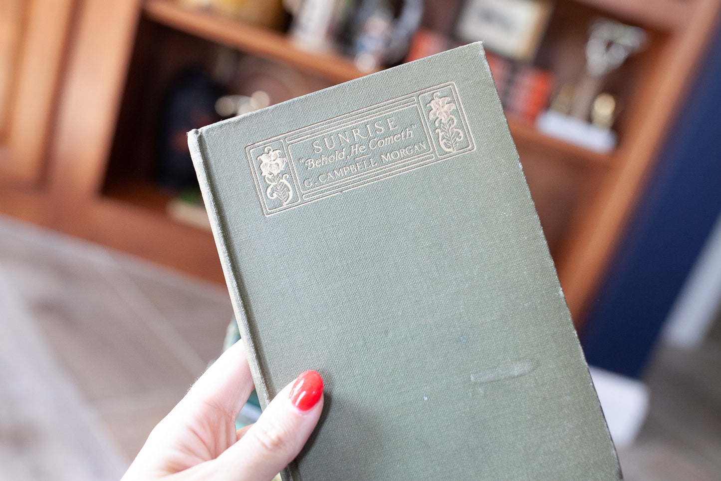 Stack of Green Books - Vintage Books -Vintage Book Stack