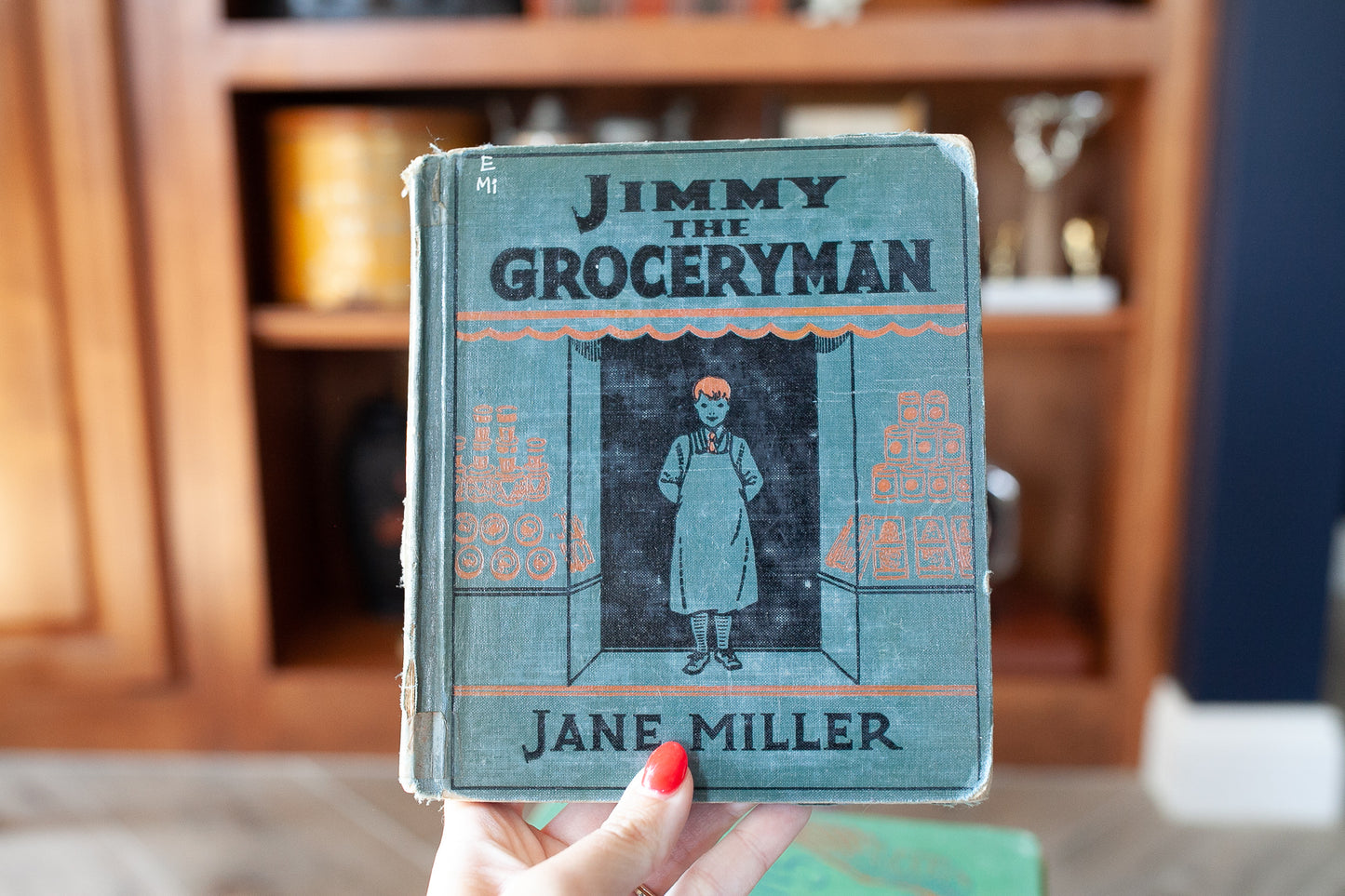 Stack of Green Books - Vintage Books -Vintage Book Stack