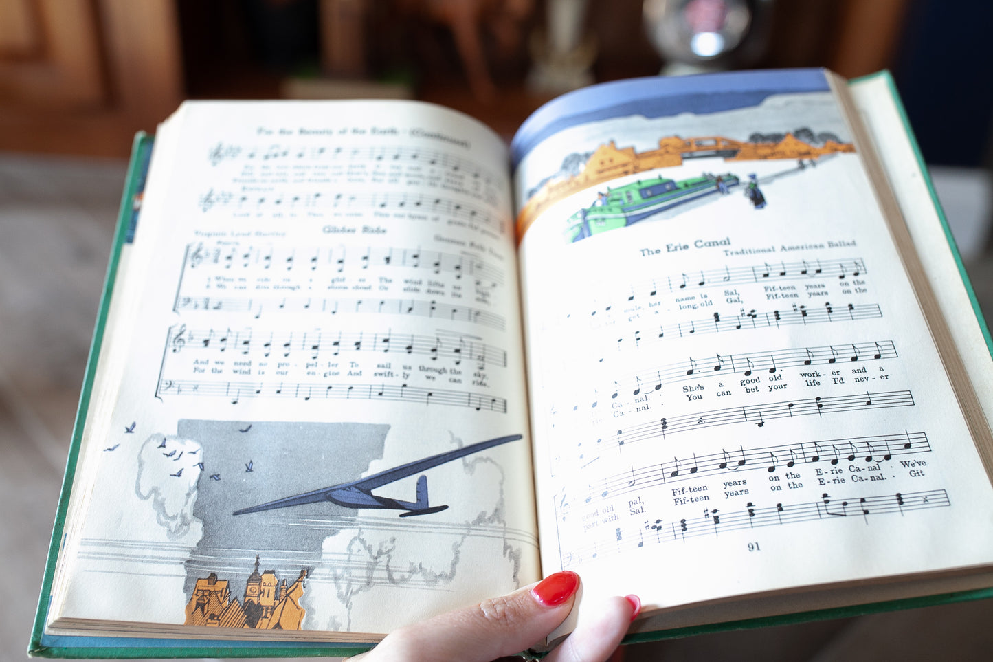 Stack of Green Books - Vintage Books -Vintage Book Stack