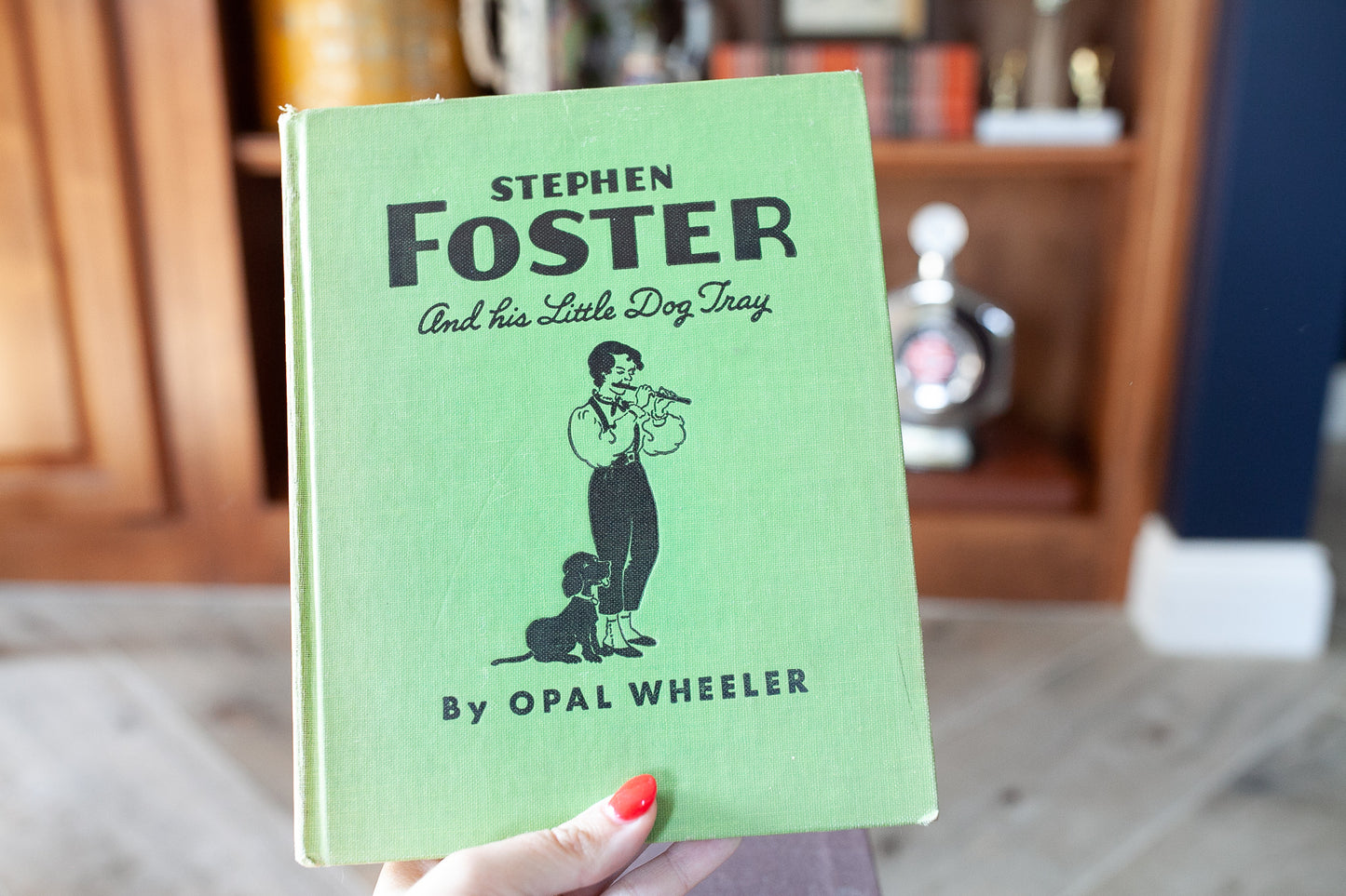 Stack of Green Books - Vintage Books -Vintage Book Stack