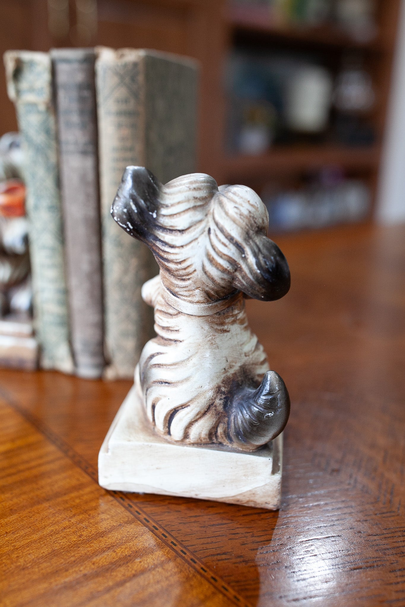 Vintage bookends- Bookends - Dog Bookends