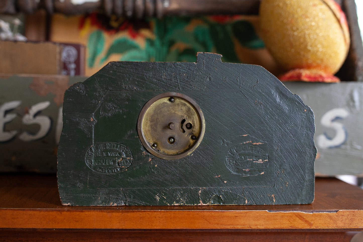 Vintage House Clock - Mantle Clock - House - Charming Home Decor