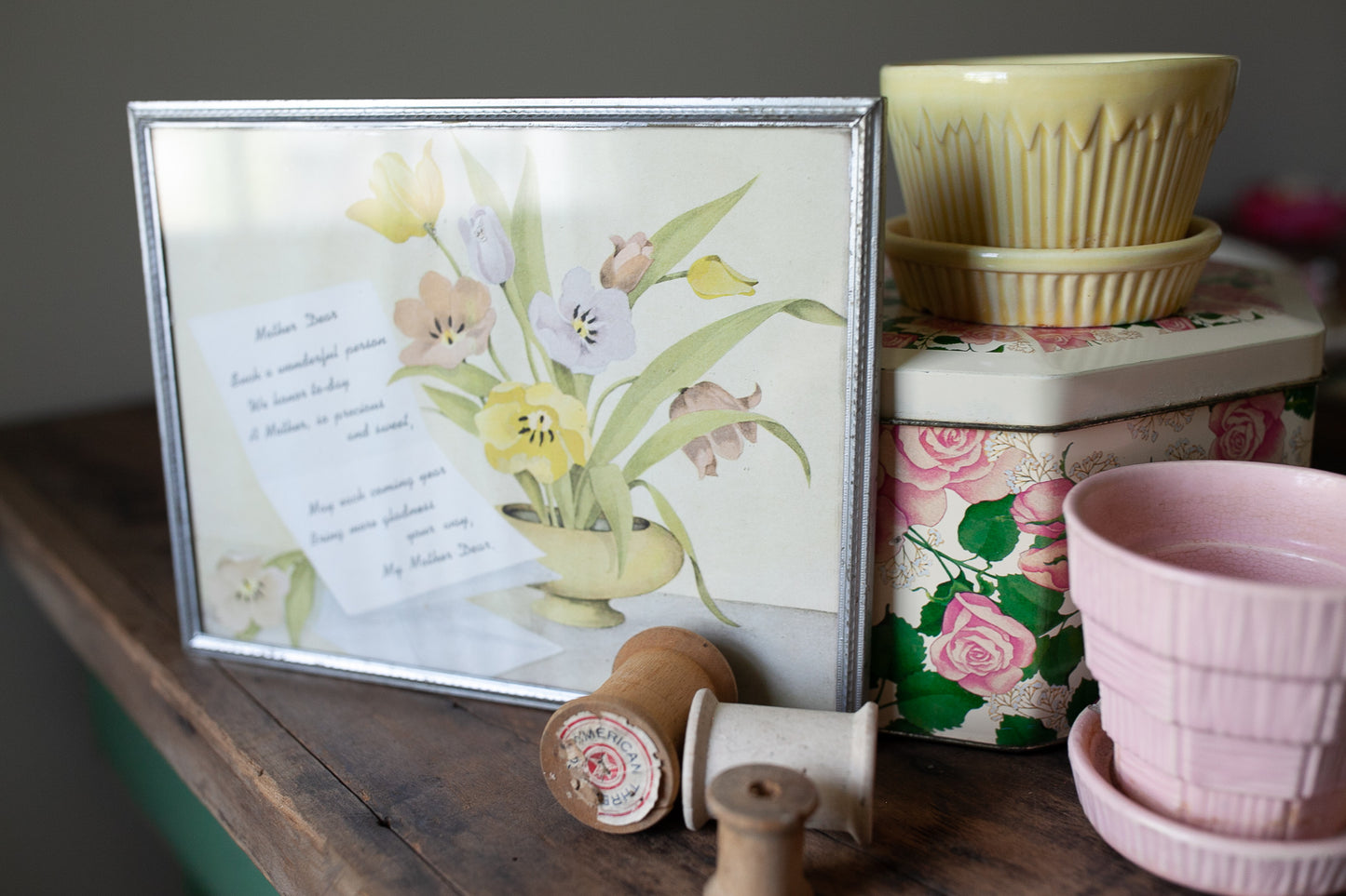 Mother Artwork - Vintage Mother Art - Framed Artwork -Mother's Day