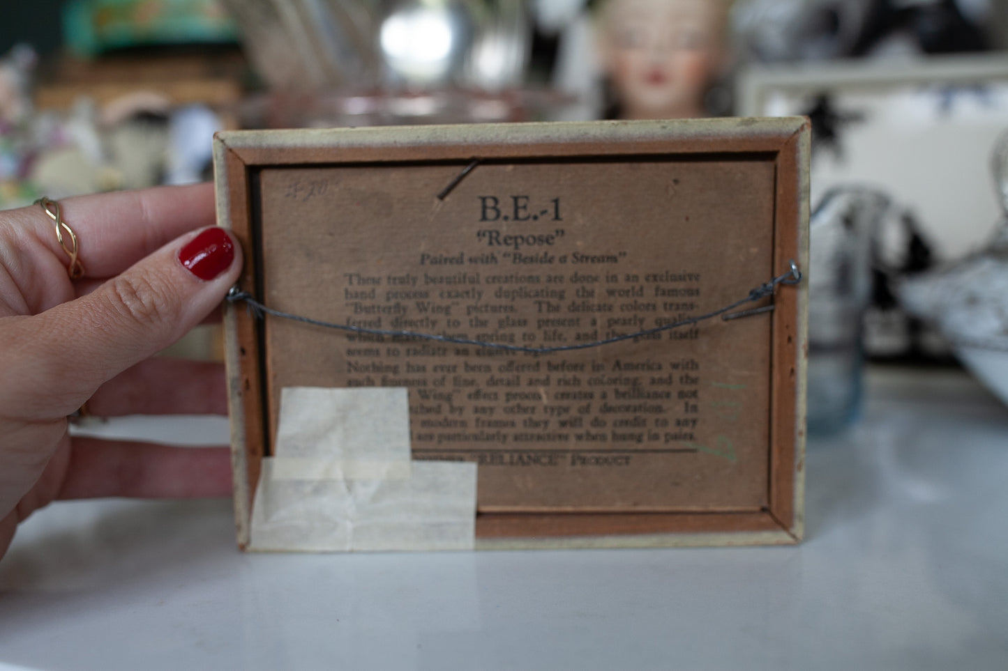 Vintage Silhouette- Gold and Black Silhouette