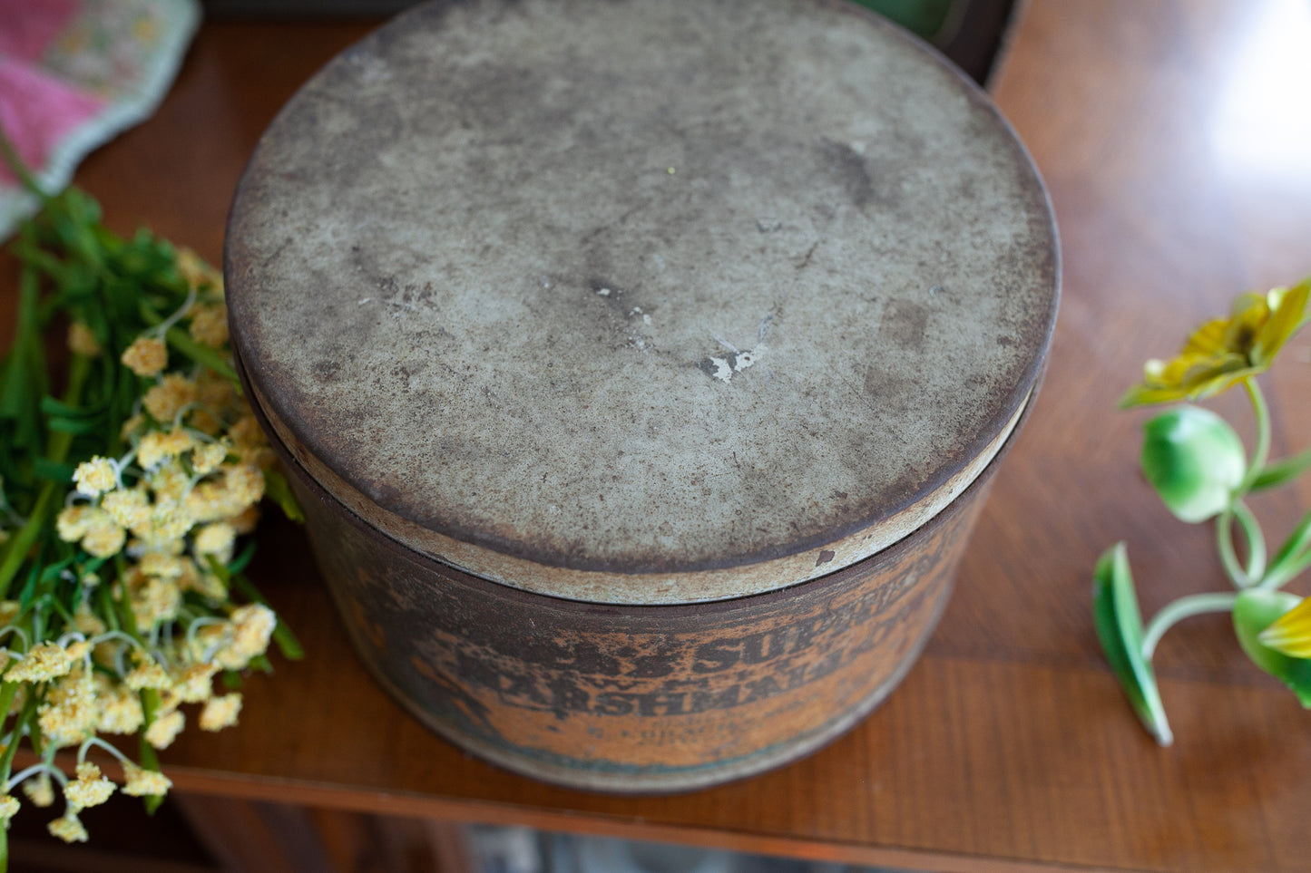 Vintage Marshmallow Tin - Brach's Supreme Marshmallows