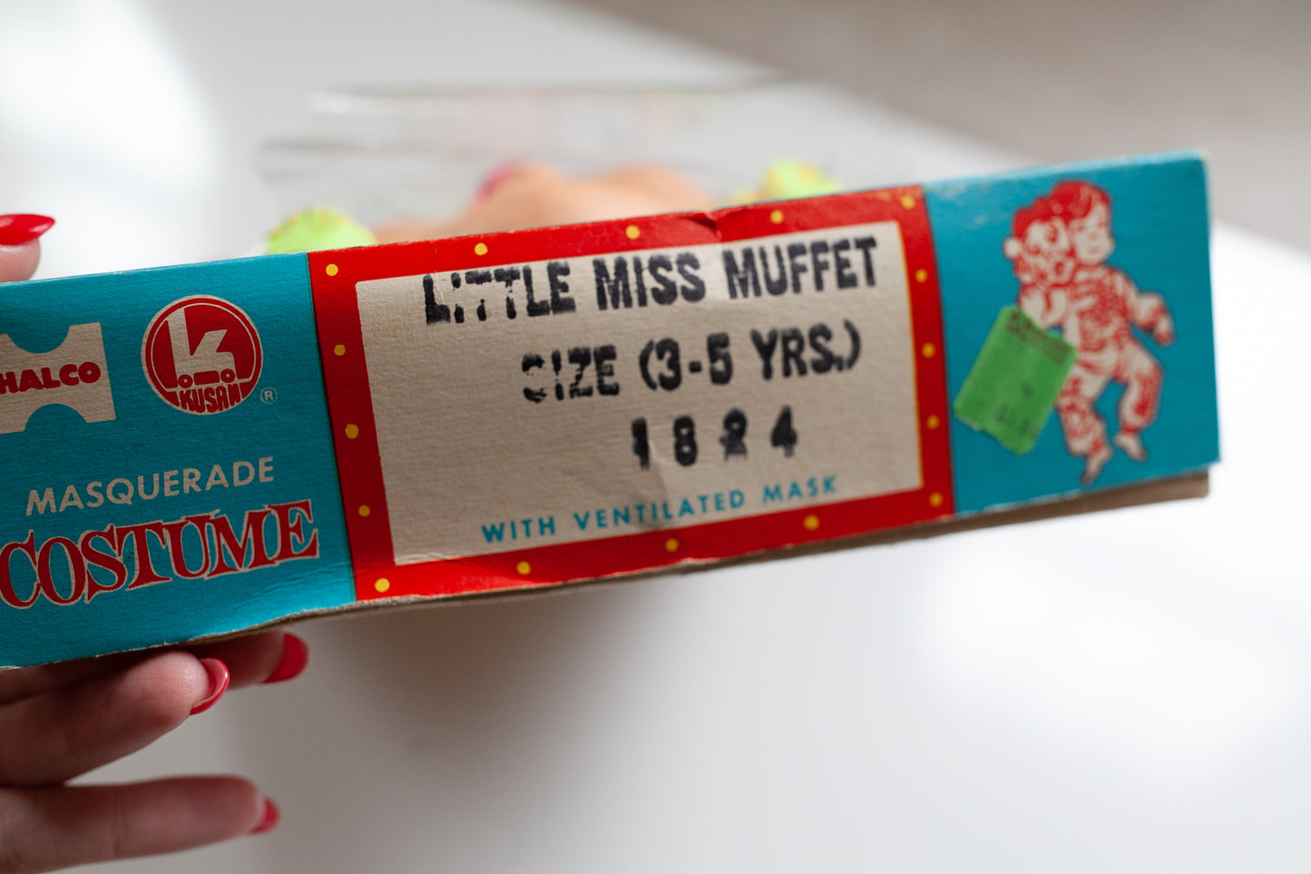 Vintage Masquerade Costume Little Miss Muffet Halco