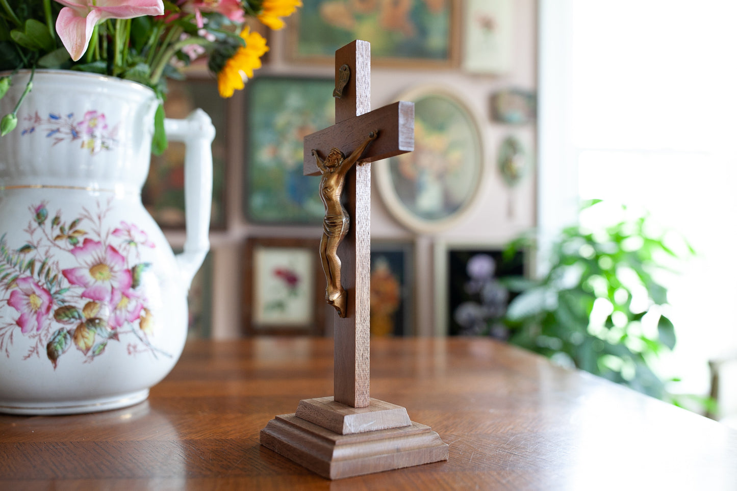 Vintage Wooden Crucifix